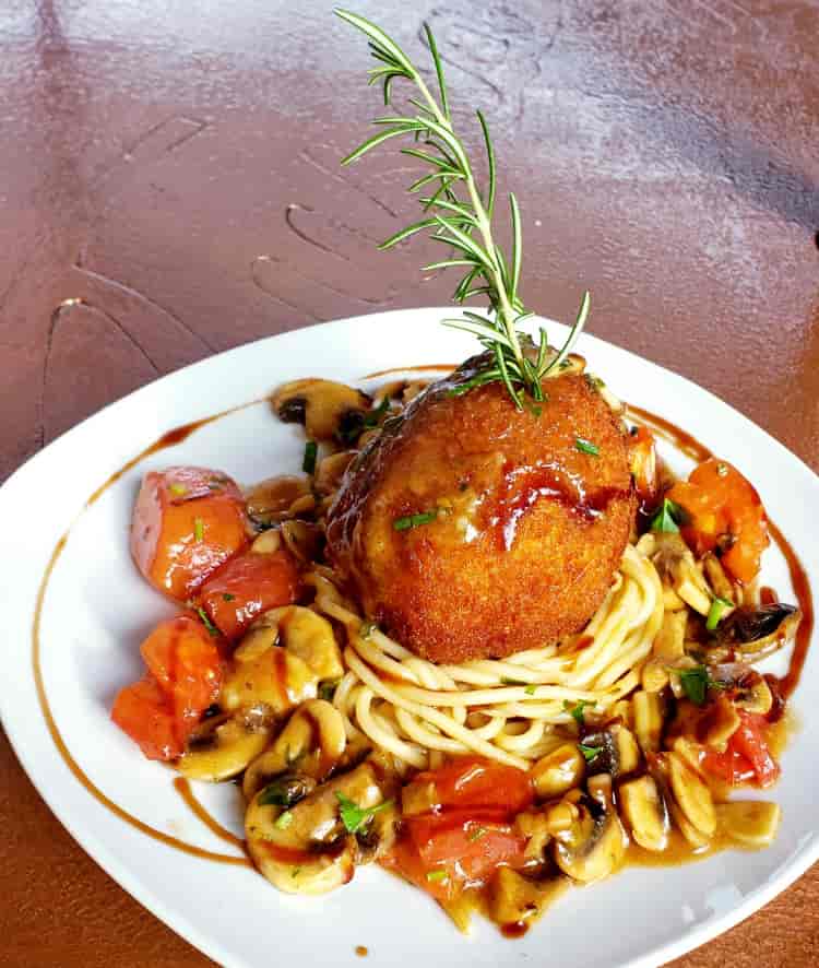 Herb and Cheese Filled Chicken