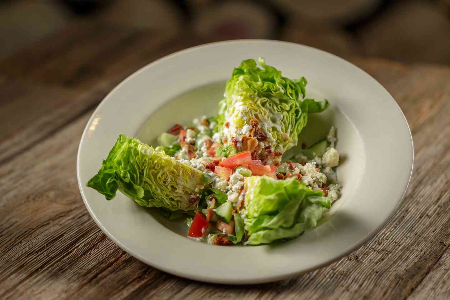 Bacon Blue Wedge