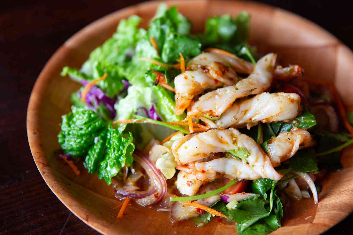 Pla Goong / Naked Shrimp Salad