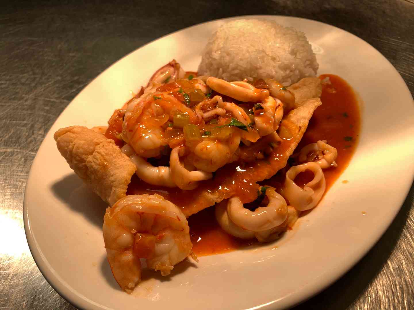 Pescado a lo macho