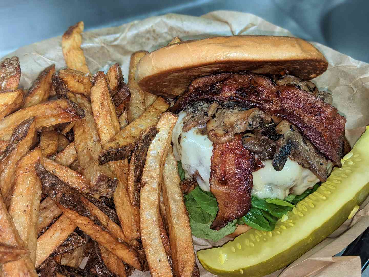 Bacon Mushroom Swiss