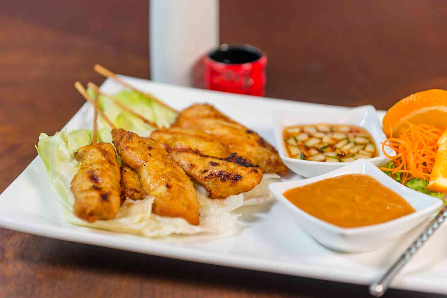 Chicken Satay (4 pieces)