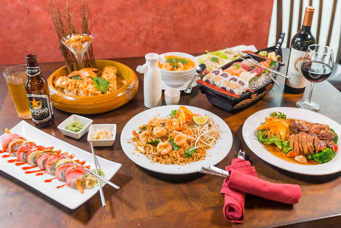 Roy's sushi dish variety