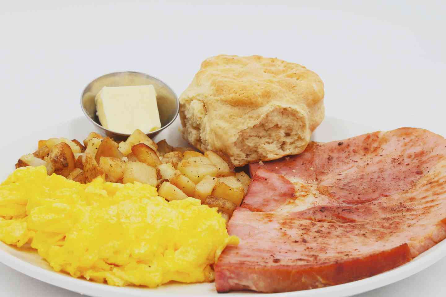Ham Steak & Eggs