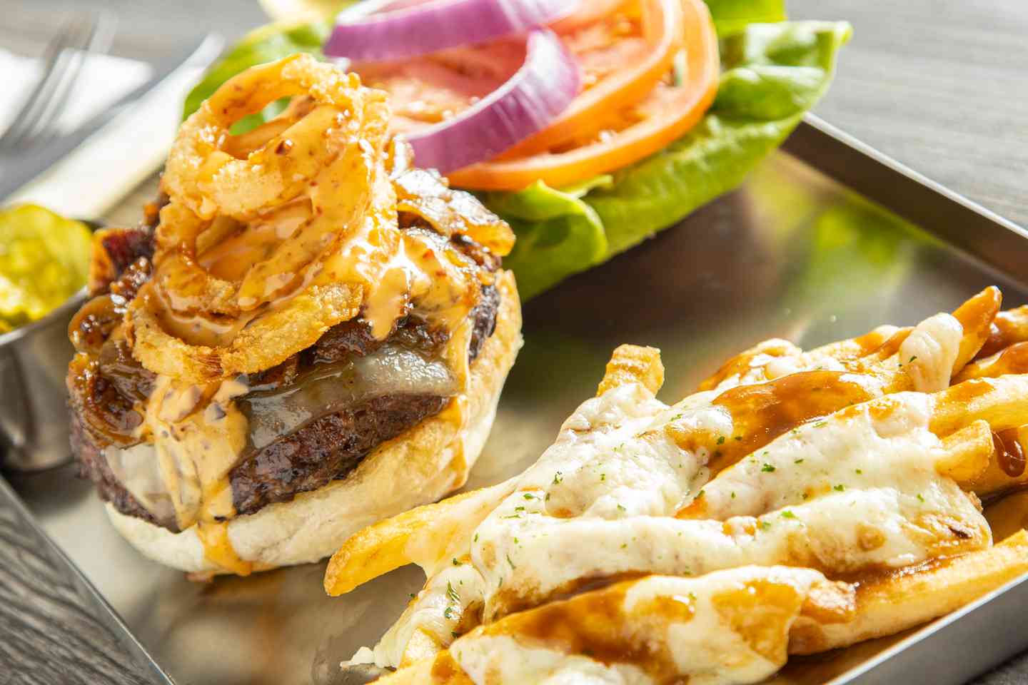 Bacon Onion Jamburger - Pica's Pub Menu - Pica's Pub and Grill - Bar
