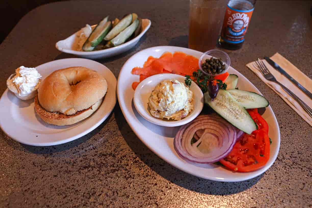 92. Smoked whitefish or lox