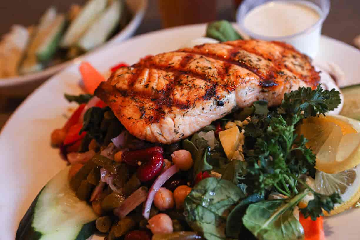 Salmon salad