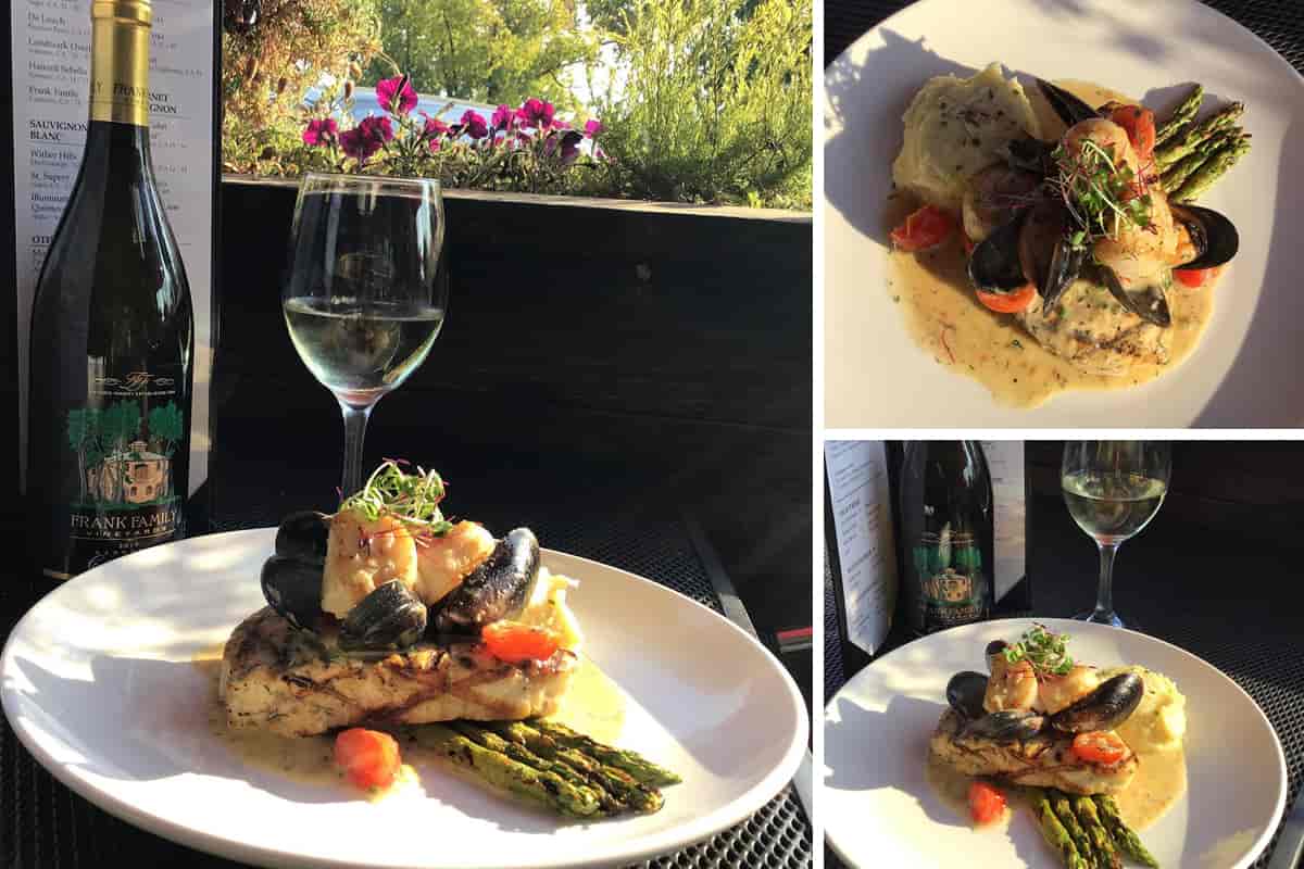 Grilled swordfish with grilled Asparagus