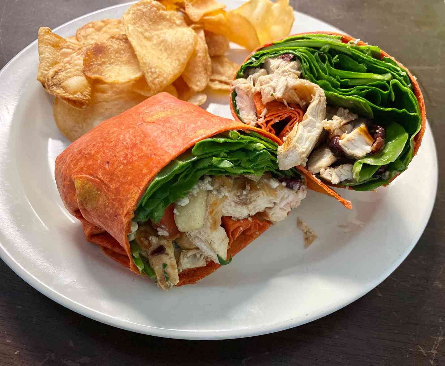 Bleu Apple Cranberry Chicken Wrap