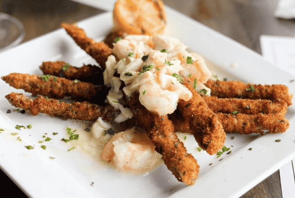 Fried Asparagus Di Mare