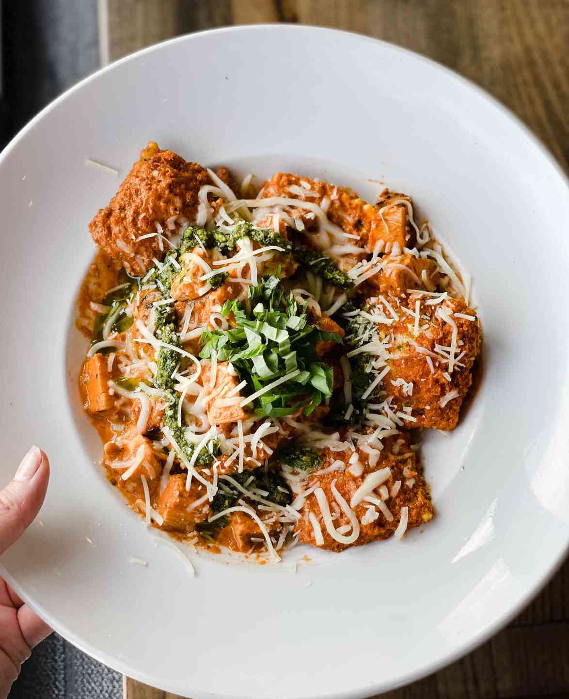 Fried Three Cheese Ravioli