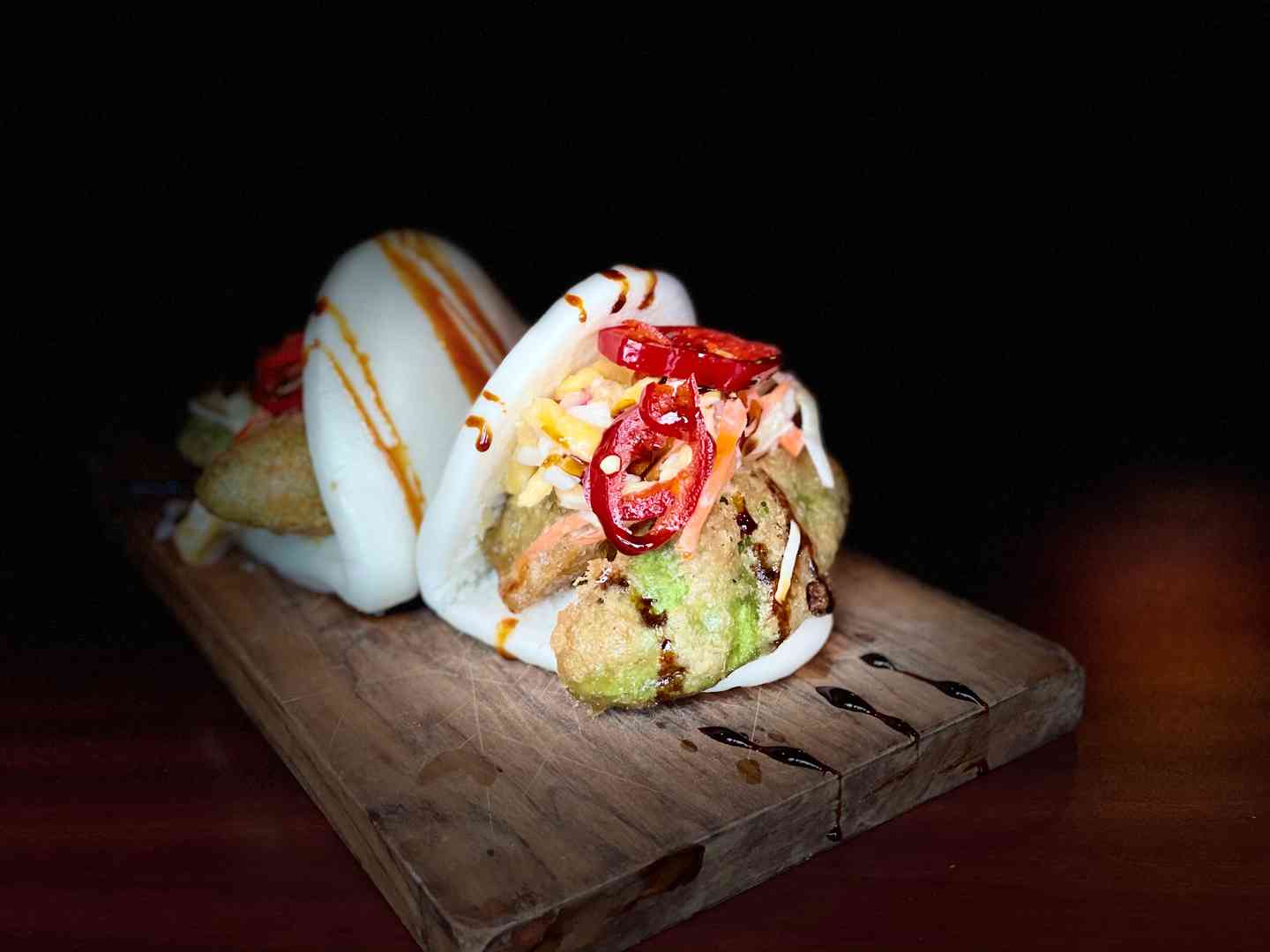 Tempura Avocado Baos