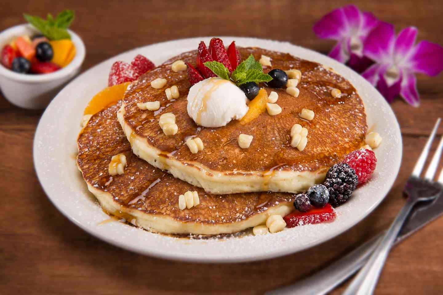 Gluten-Free White Corn Pancakes