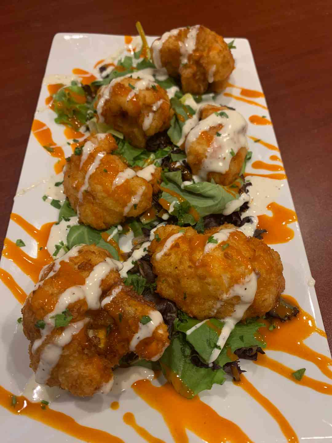 Buffalo Cauliflower Bites