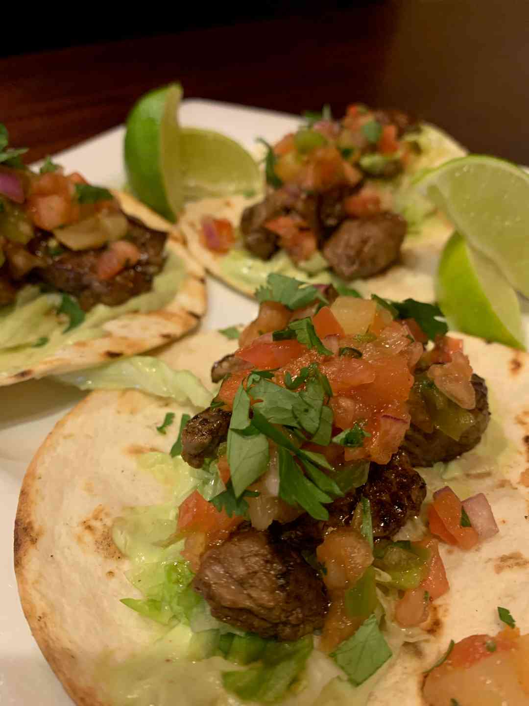 Pineapple Avocado Steak Tacos
