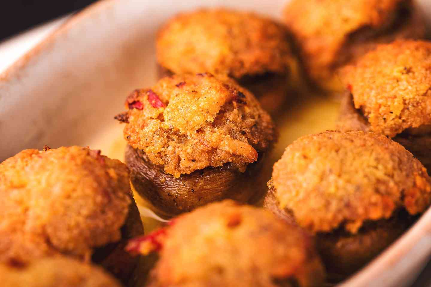 Baked Stuffed Mushrooms