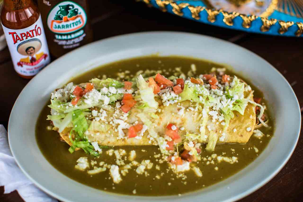 Green Wet Burrito