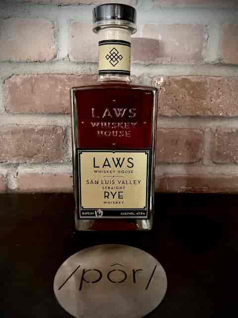 Laws San Luis Valley Straight Rye Whiskey