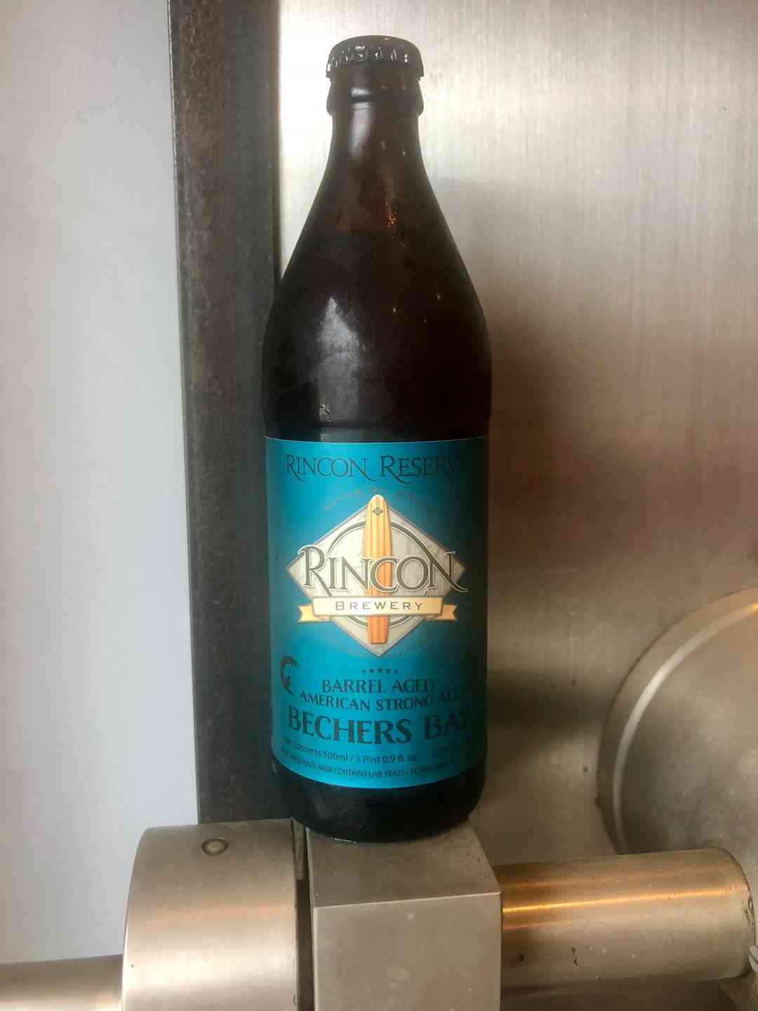 Becher's Bay Barrel Aged American Strong Ale Bottle