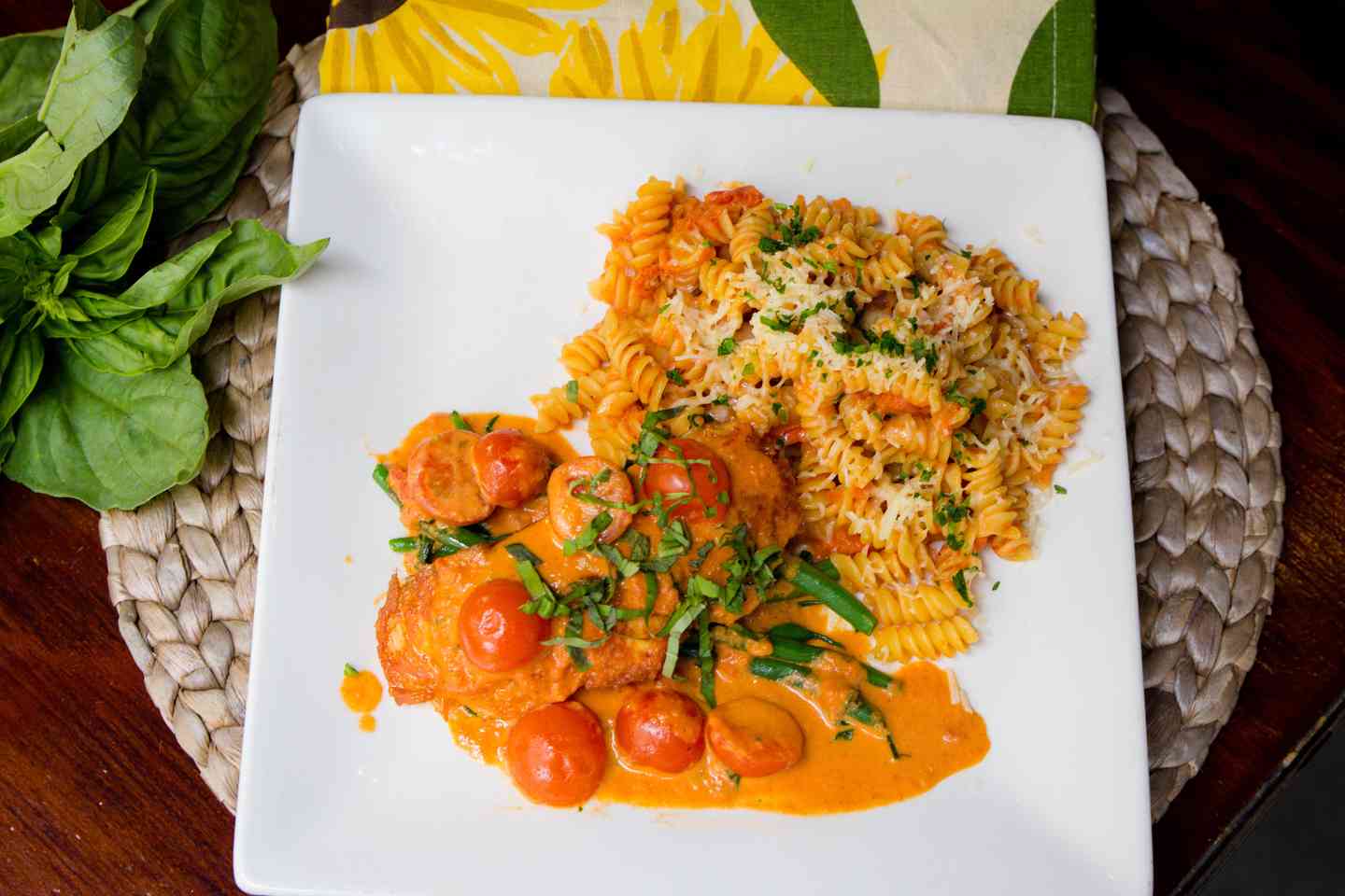 tomato and pasta dish