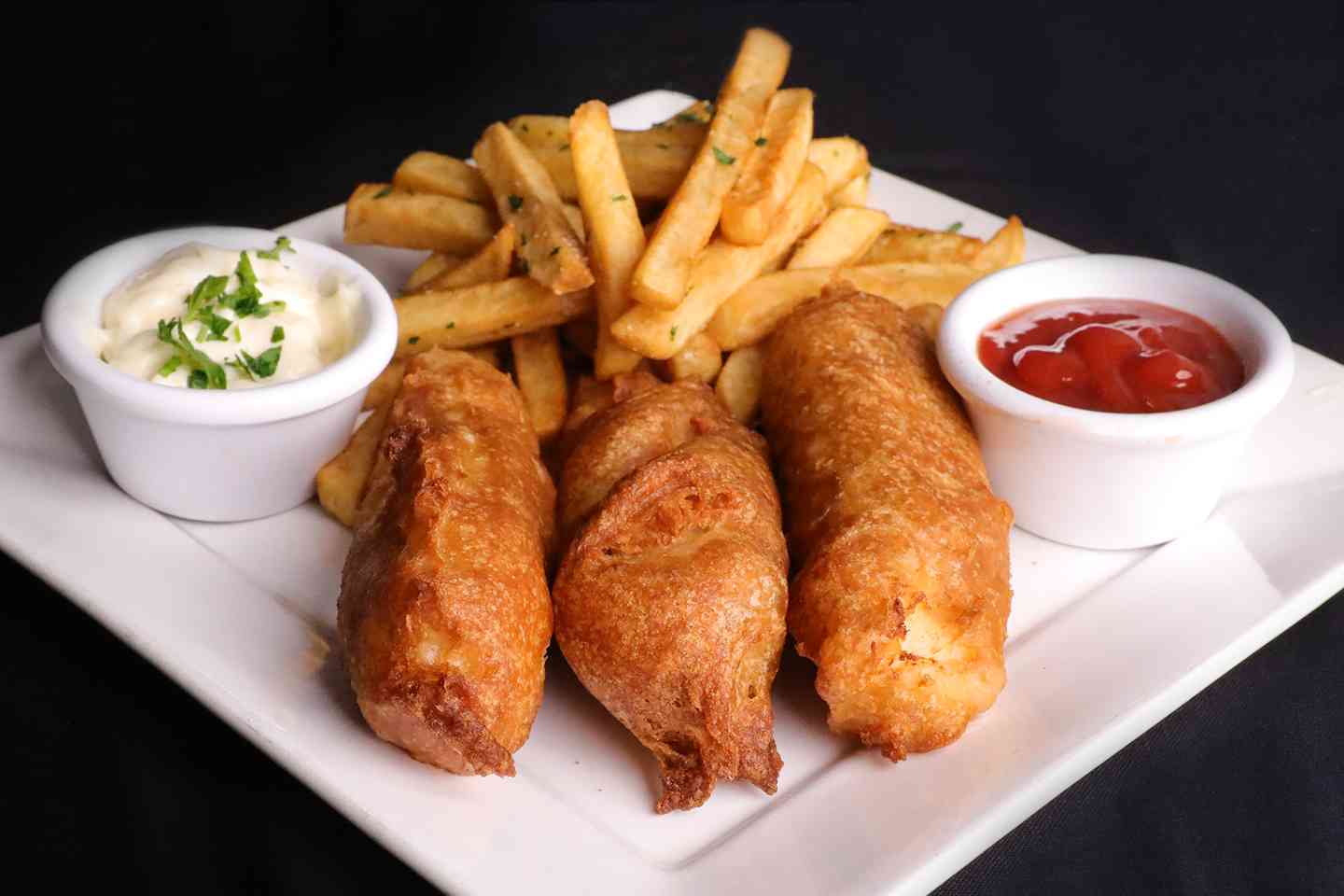 Beer Battered Cod Fish and Chips