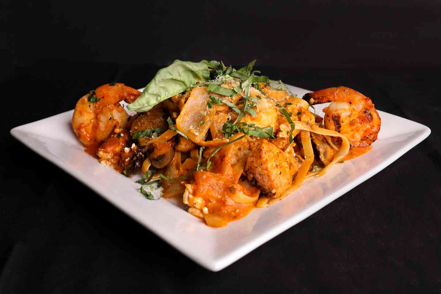 Port Seafood Marinara Fettuccini
