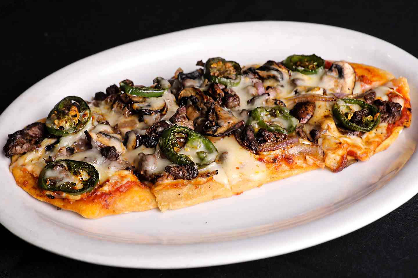 Filet Mignon Fajitas Flatbread