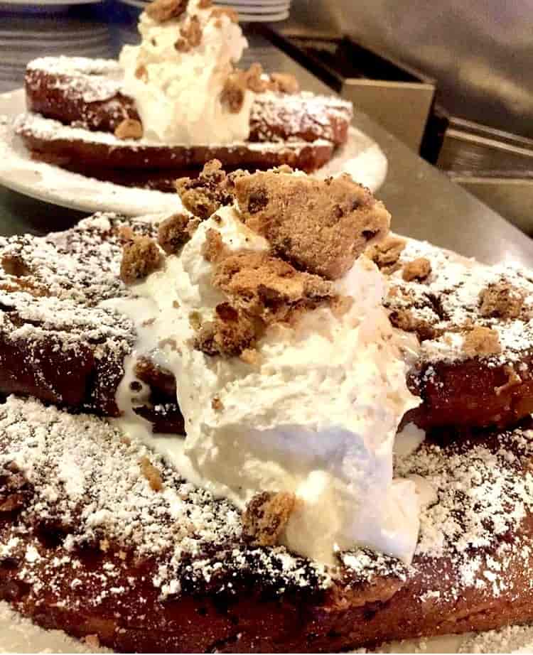 Chocolate Chip Cookie Crusted French Toast