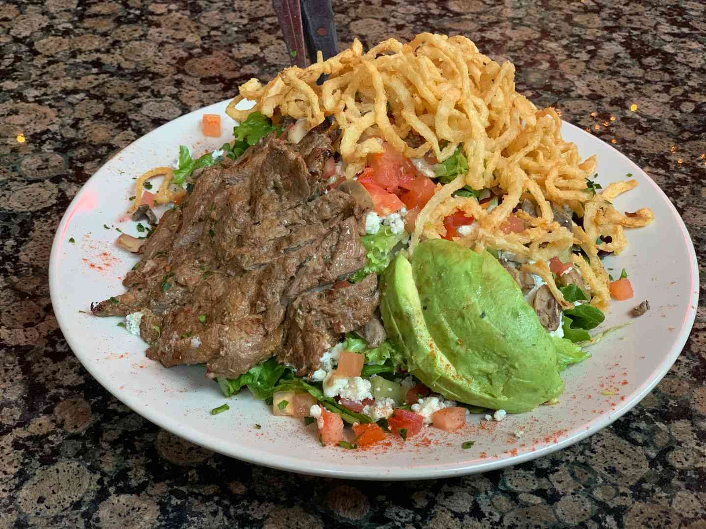 Angus Sirloin Steak Salad