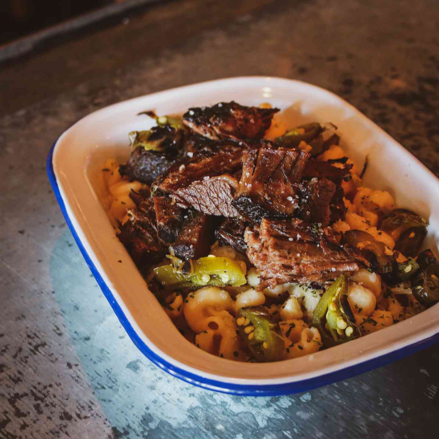 Brisket Jalapeño Mac & Cheese