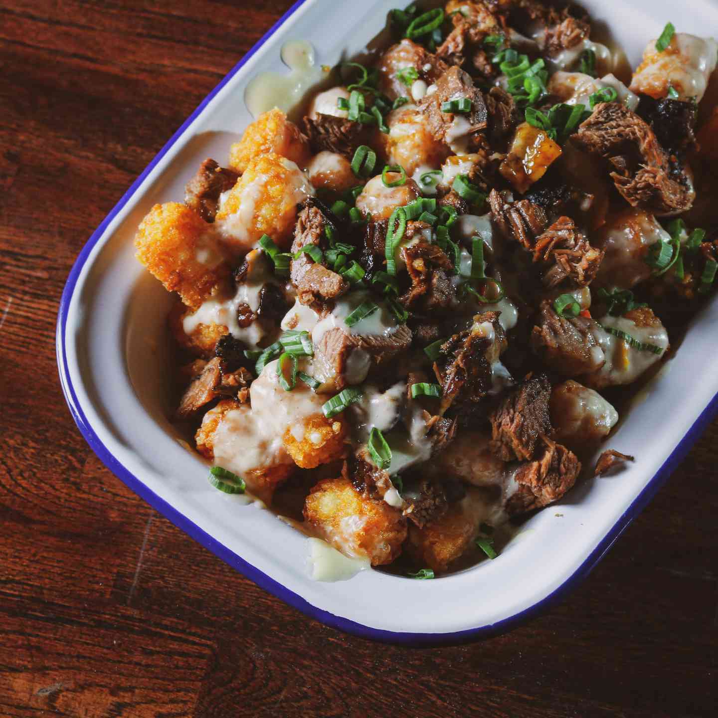 Fully Loaded Brisket Tater Tots