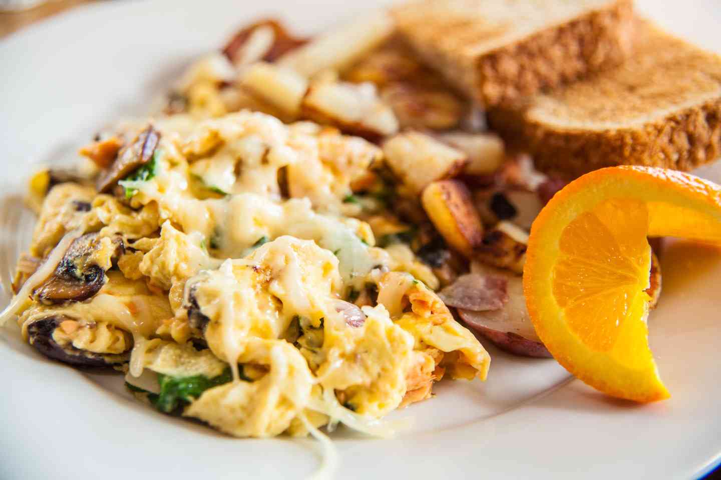 House-Smoked Salmon Scramble