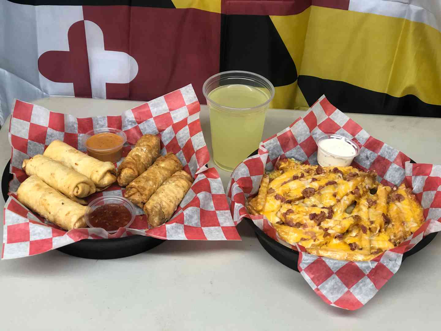 Tuesday - Steak and Cheese or Chicken Sante Fe Eggrolls Basket