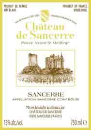Chateau De Sancerre, Sauvignon Blanc, France