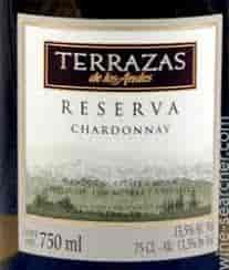 Terrazas de los Andes Reserva, Chardonnay, Argentina