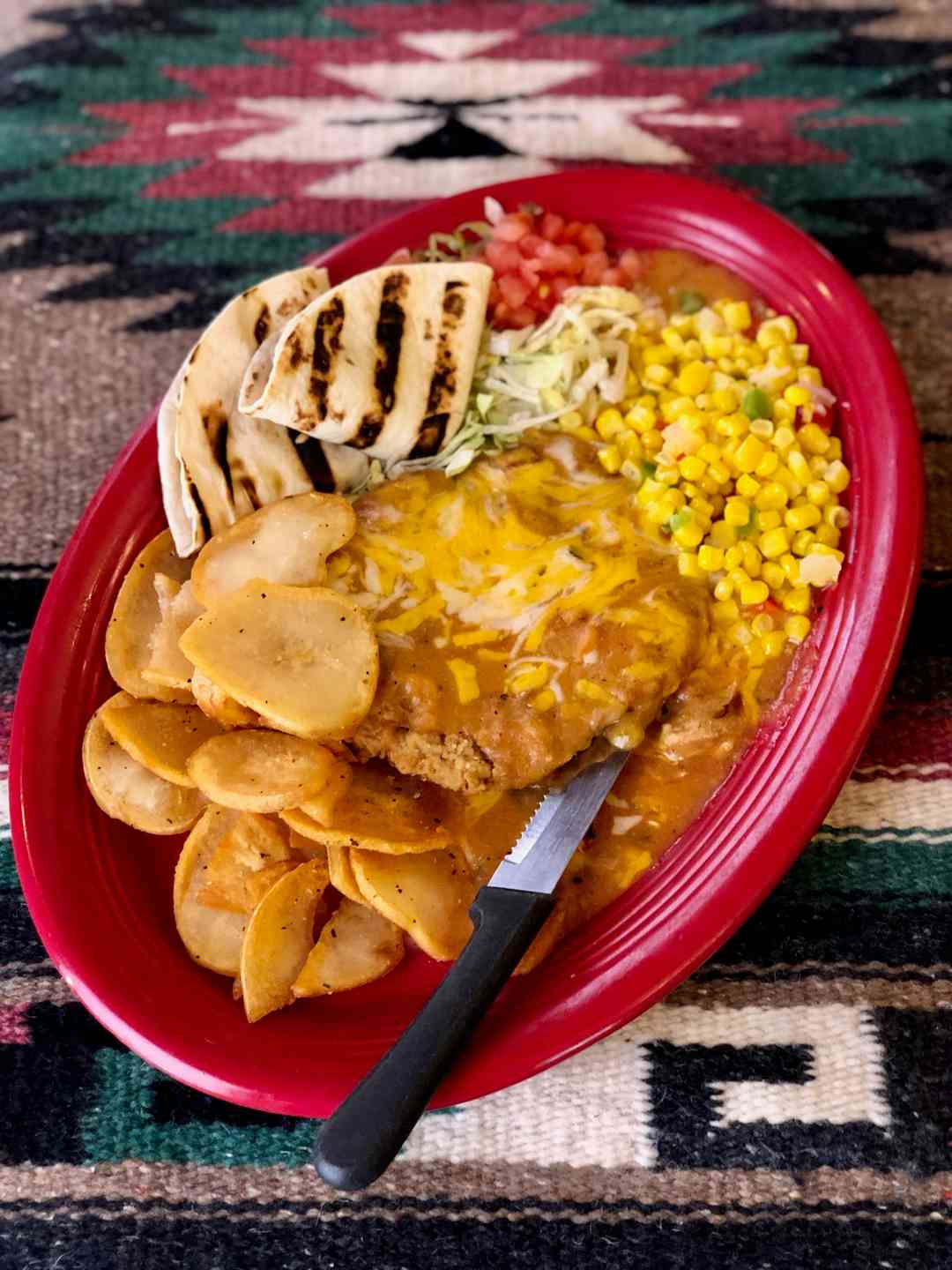 Chicken Fried Steak Mexicanos