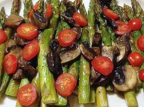 Asparagus, Tomato, & Mushroom