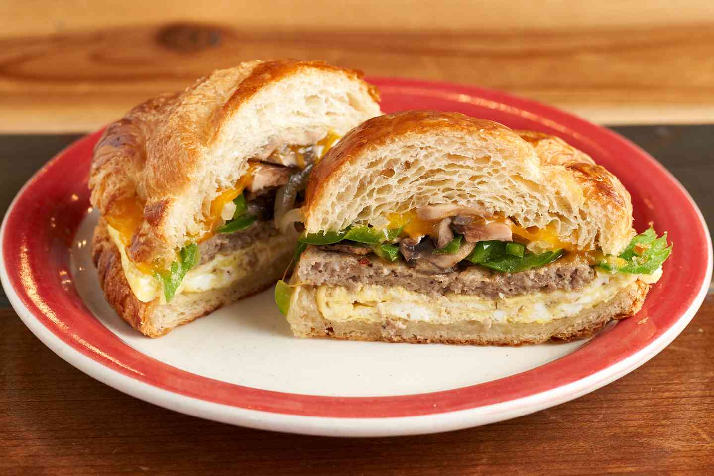 Egg, Cheese, Veggies, and Meat