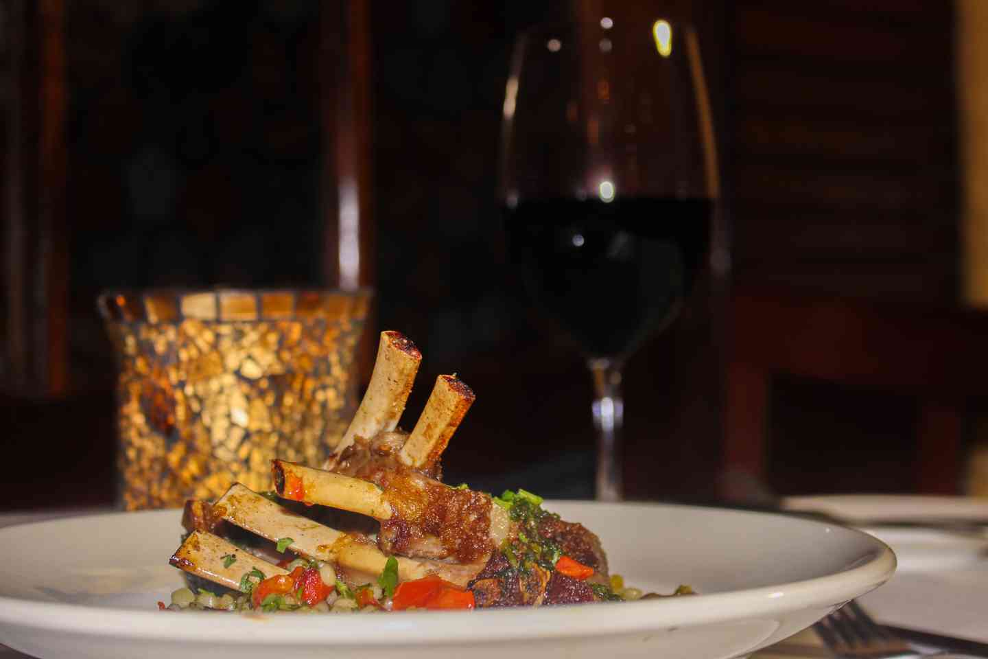 lamb and wine