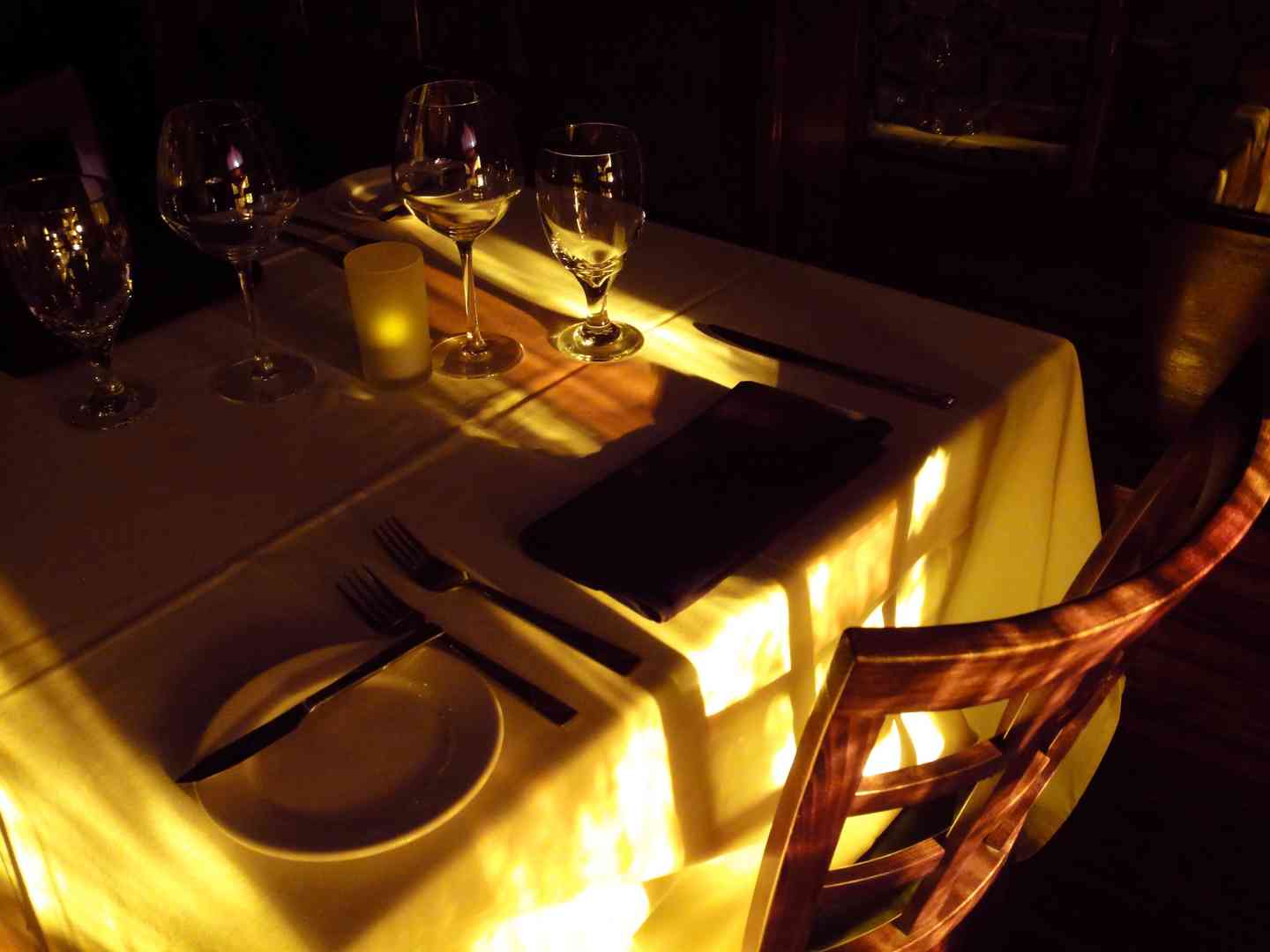 sunset table