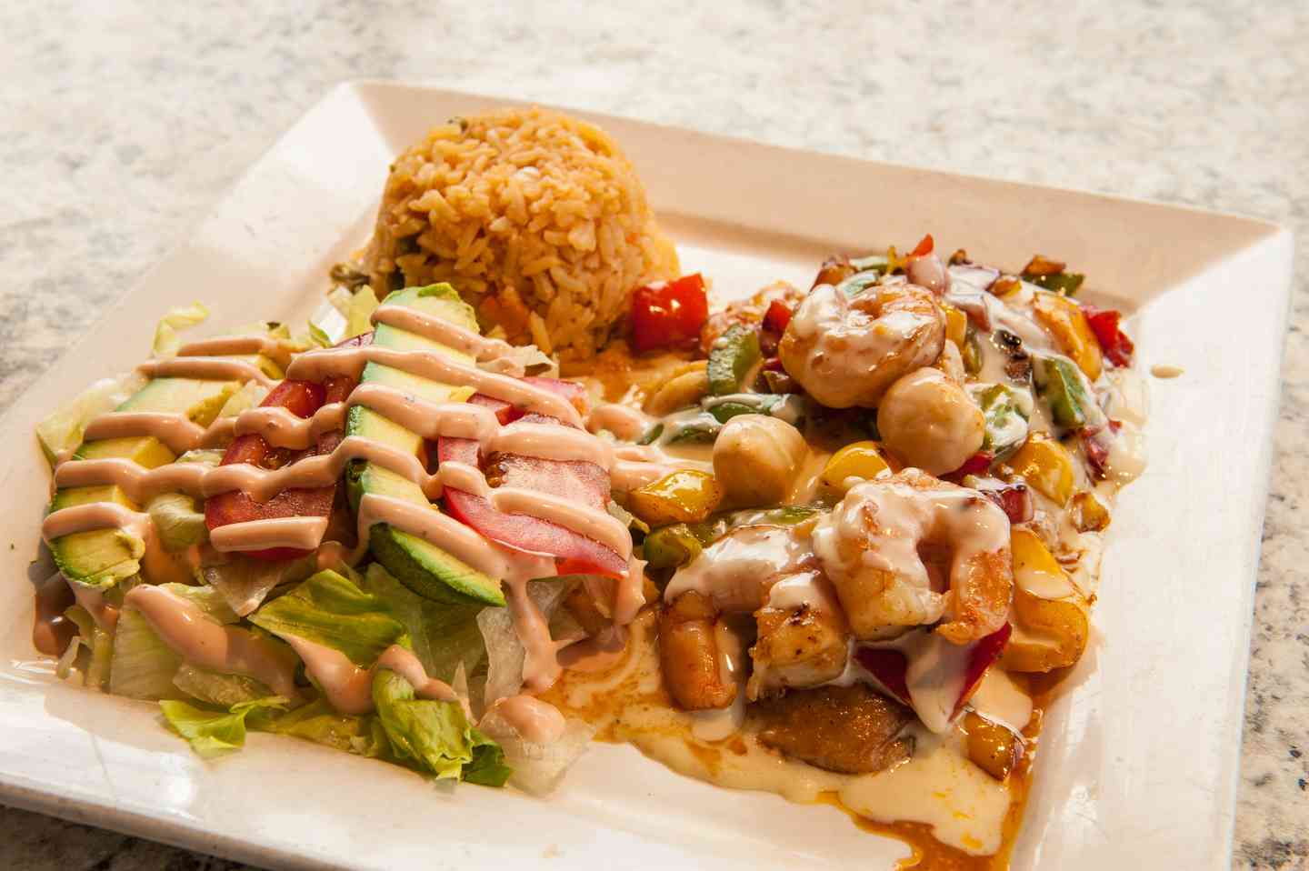Seafood Poblano