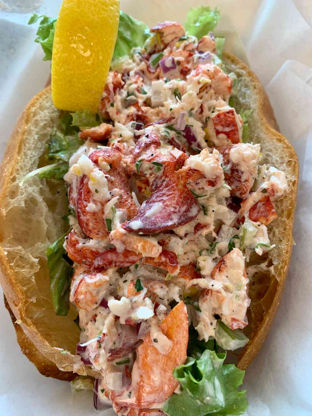 Jumbo 6 oz Lobster Salad Roll