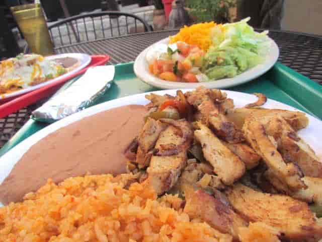 Chicken Fajita Plate/Taco