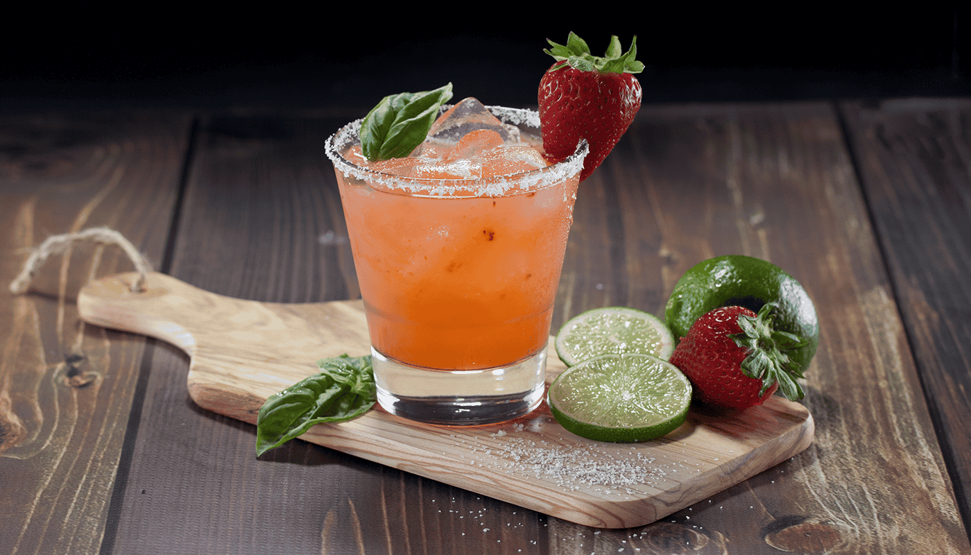 Strawberry Basil Margarita