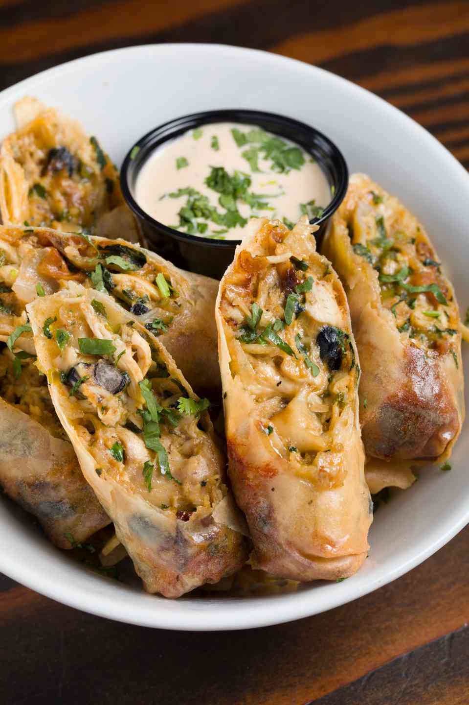 South x Southwest Egg Rolls