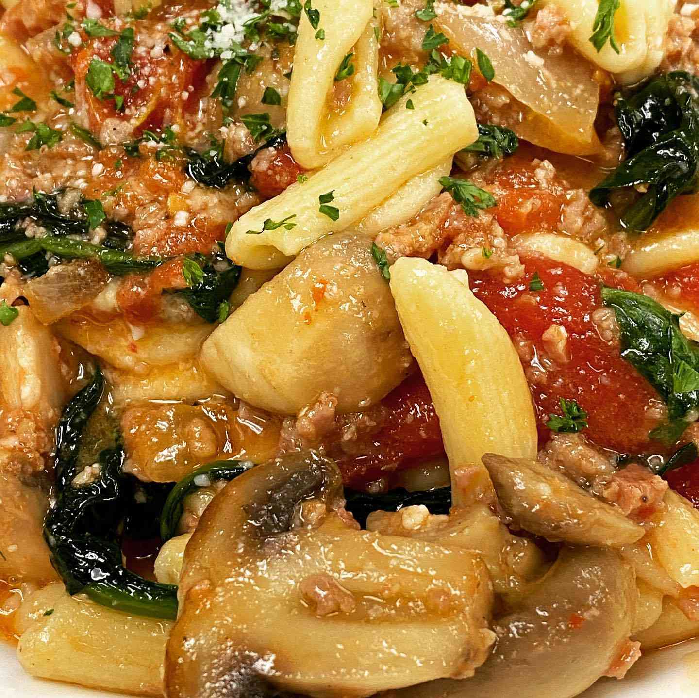 Ricotta Cavatelli Sausage Ragu