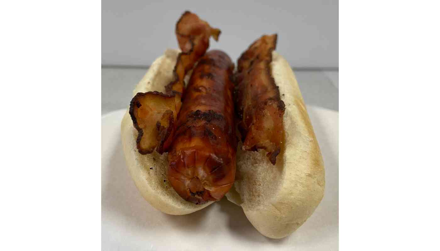 Nathan's Bacon Hot Dog