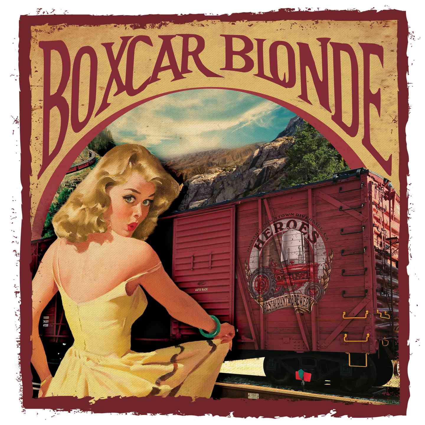 Heroes Boxcar Blonde (4.8% ABV; 15 IBU)