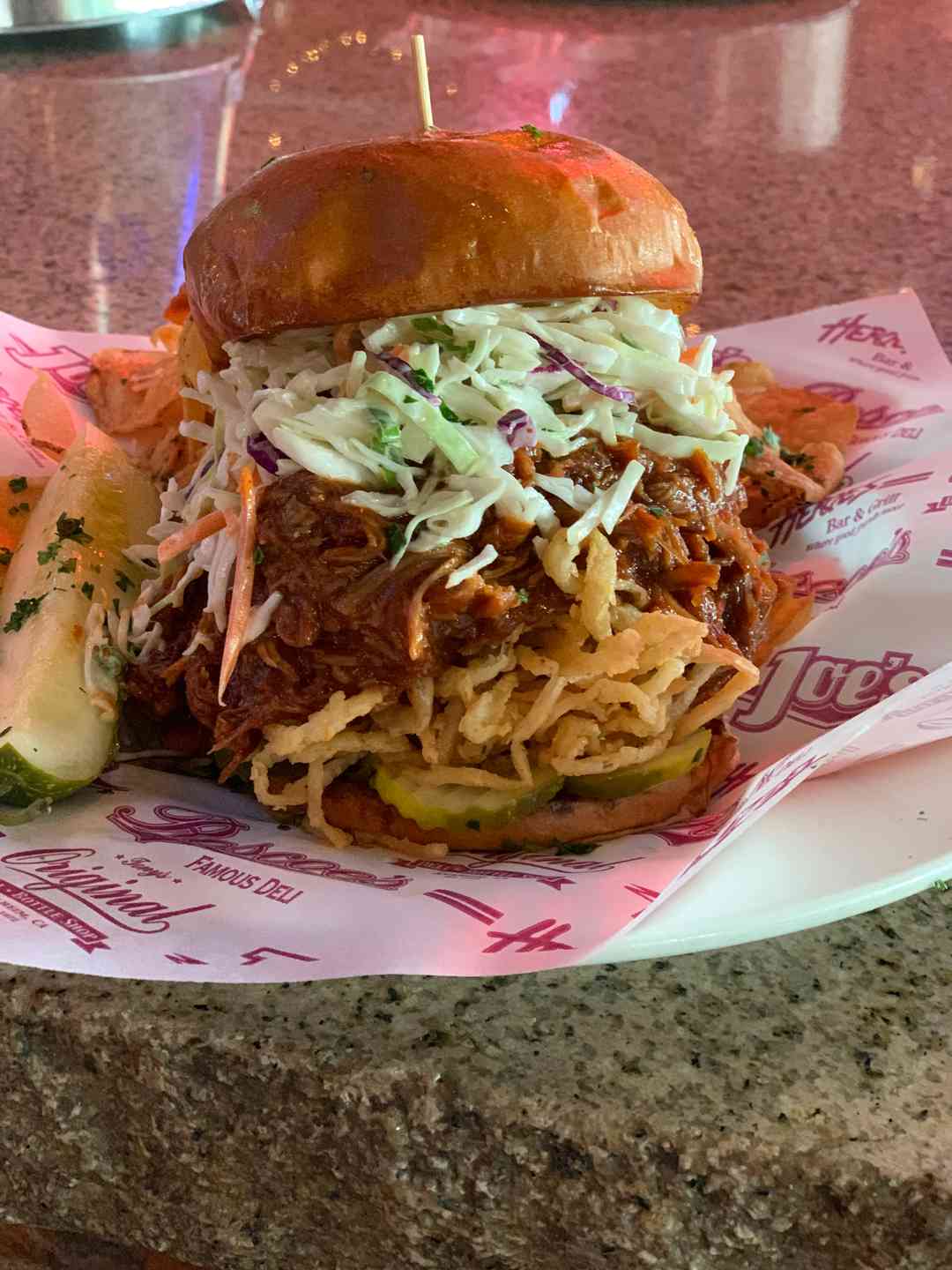Chino Valley Fire Spicy Pork Sandwich
