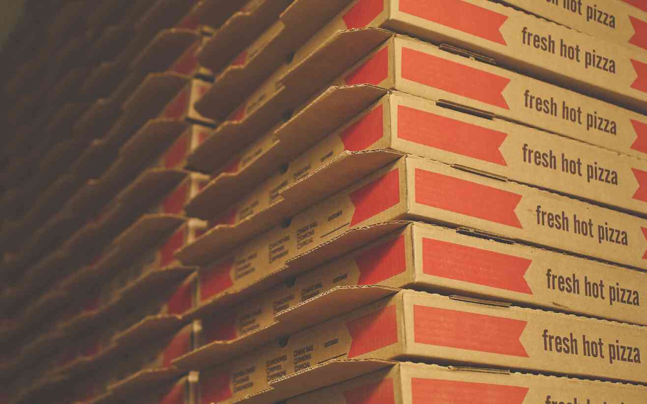 pizza boxes